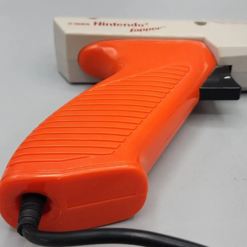 Nintendo NES Zapper Light Gun Controller NES-005 Fire Orange